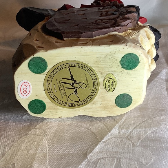 David Frykman Portfolio Santa Rides Canadian Goose 1997 Christmas 6" Tall DF1415 - Picture 8 of 9